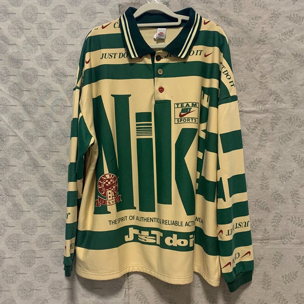 Nike x Cactus Plant Flea Market DA2592-397 Long Sleeve Polo Shirt